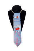 Denim Tie Necklace- ANOINTED LIPS